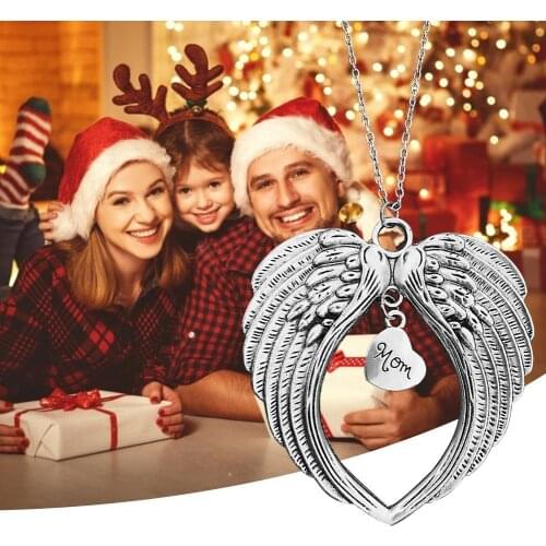Angel Wing Pendant Ornament Commemorative Hanging Decoration Ladies Party Decoration Fashion Necklace
