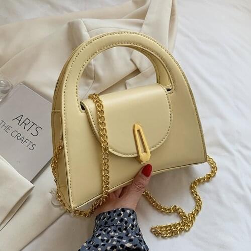 High Quality Women Small Pu Leather Handbags Fashion Ladies Chain Shoulder Crossbody Bags for Women Casual Female Messenger Bag