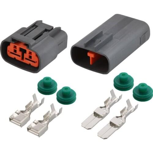 2 Pin/Way Sumitomo Male DL Series Automotive Connector Plug With Terminals And Seals 6195-0057 6195-0060