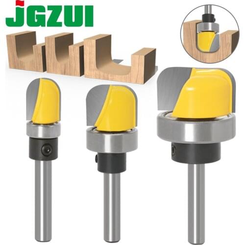 3PC 6mm 1/4 Shank1/2" 3/4" 1-1/8" Diameter Bowl & Tray Template Router Bit Wood Cutting Tool woodworking router bits