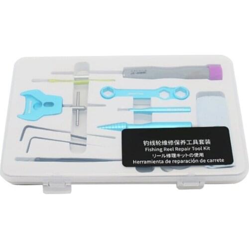 DIY Baitcasting Fishing Reel Matertial Repair Kits Combo Maintenance Tools Spool Dismantling Device Pin