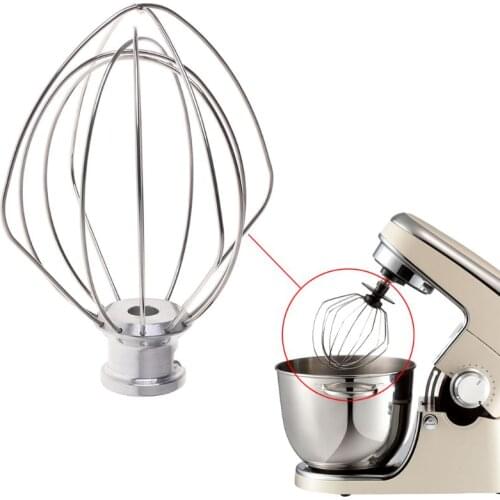 304 Stainless Steel Wire Whip Mixer Attachment For Kitchen Aid K45WW 9704329 For Mixers Milkshakes Noodle Makers