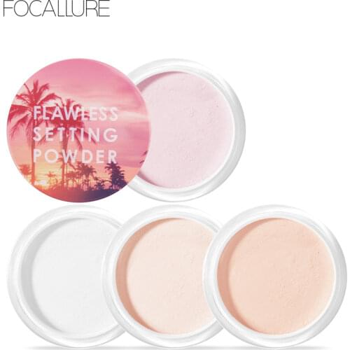 FOCALLURE Face Loose Powder Makeup Oil-control Transparent Setting Powder Concealer Powder Korean Cosmetic