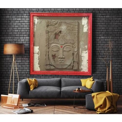 Custom Making Relief Table Bronze Red Buddha