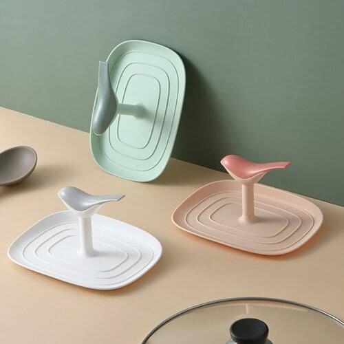 Kitchen Spatula Bird Shape Ladle Shelf Pot Lid Holder,Kitchen Accessories, Stand For Spoons Lids Multifunction Stand Container