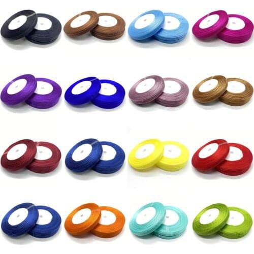 50 yards/roll 10mm Organza Ribbon Wholesale gift wrapping decoration Christmas silk ribbons lace fabric DIY Handmade accessories