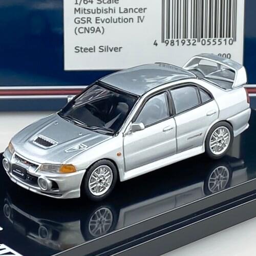 HobbyJapan 1:64 LANCER JDM Evolution IV Evolution3 CN9A GSR Metal Diecast Model Race Car Kids Toys Gift
