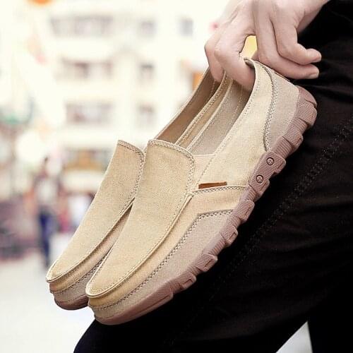 Leather Men 'S Shoe Summer Clothes Suitable For Extra Comfortable Sand Color Load Light Flexible Loafer tyu87
