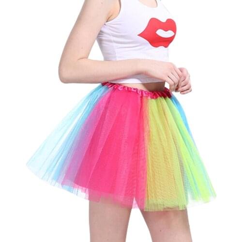 New Dance Skirt For Girls Fluffy Women Pettiskirt Tutu Teenage Girl Adult Women Tutu dance wear party fluffy skirt many colors