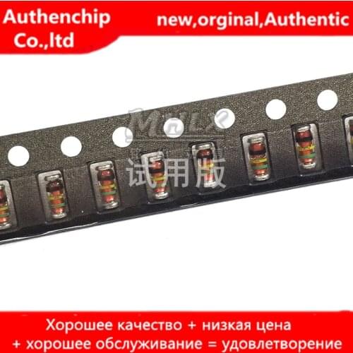 30pcs 100% new and orginal RLZ2.7B regulator tube LL34 2.7V 500mW red seed black yellow green ring