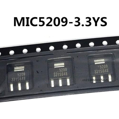 Original 5pcs/ MIC5209-3.3YS SOT223 3.3V