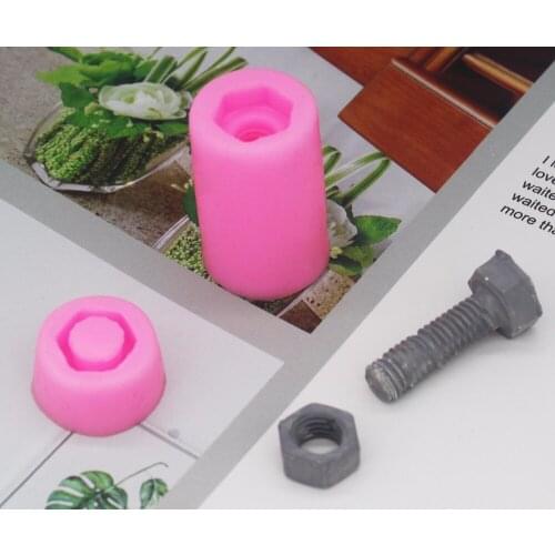P987 sizeS Screw nut tool cake decoration mould fondant silicone manual DIY chocolate mold baking tool
