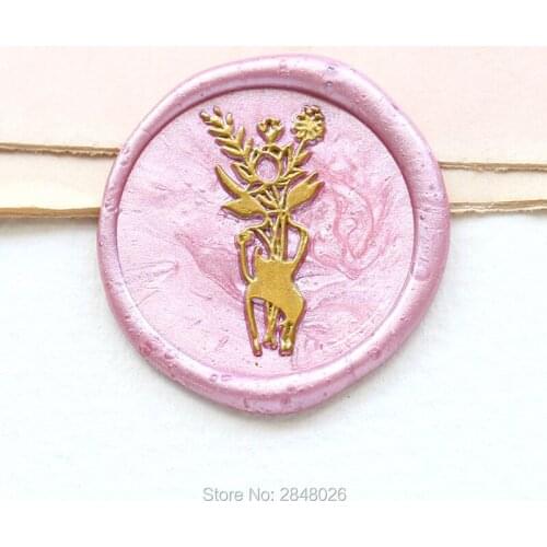 Bouquet Seal Stamp,Flower seal stamp,Holding bouquet Seal Stamp Kit,invitation seals,teachers' day gift packing Party seal
