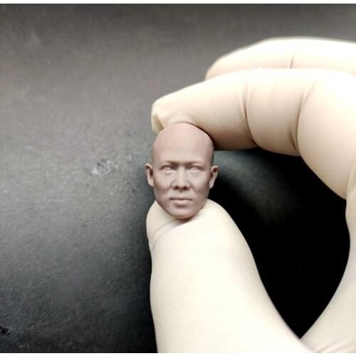 Blank Hot 1/12 Scale Wong Fei-hung Jet Li Head Sculpt Unpainted Fit 6" ML Figure