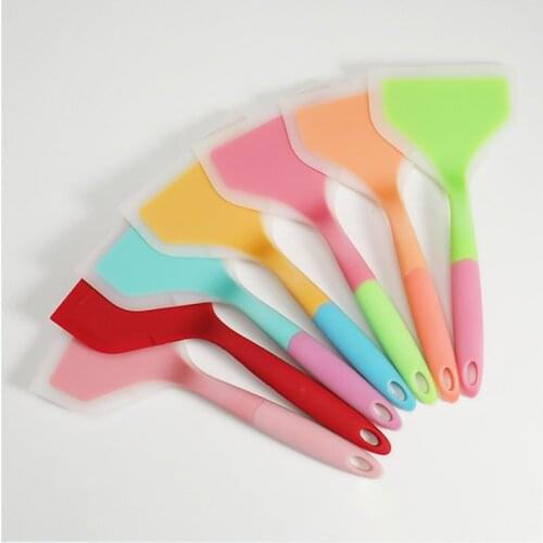 Silicone Kitchenware 1Pcs Spatula Non-stick Pizza Shovel Cooking Utensils with Hook Cooking Tool Kitchen Scraper