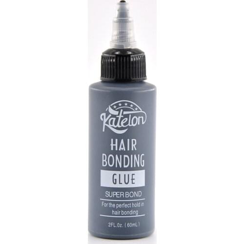 Black 2FL OZ (60ml) Hair Weaving Bond Hair Bonding Glue for Bond Hair Weaving/Lace Front Wig/Toupee Wig Adhesives