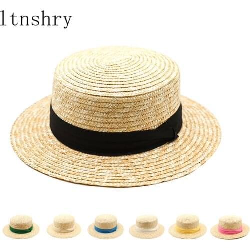 2021 Summer Women Wide Brim Straw Hat Fashion Chapeau Paille Lady Sun Hats Boater Wheat Panama Beach Hats Feminino Holiday cap