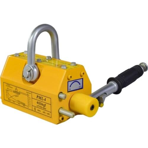 Steel Magnetic Lifter Metal Lifting Magnet 400 KG Neodymium Magnetic Lift Hoist Shop Crane(400KG)