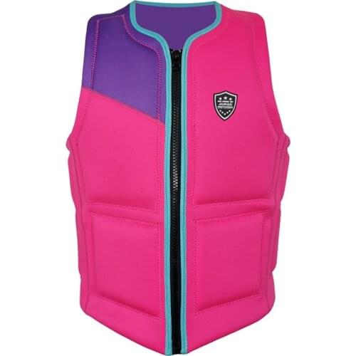 Universal Kids Adult Outdoor Neoprene Life Jacket Water Sports Buoyancy Vest Kayaking Boating Swimming Drifting Safety Swimsuit
