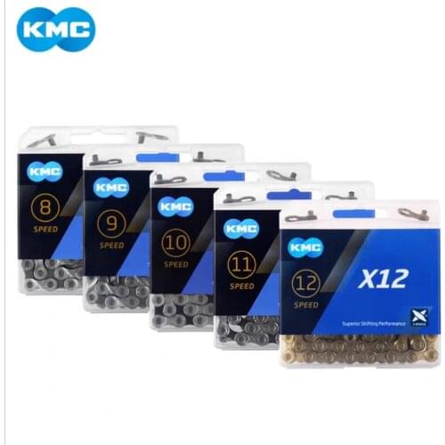 KMC MTB bicycle chain guide bmx bike chain X12 X11 11V X10 10V X9 X8 chain speed Bicycle accessories Super light