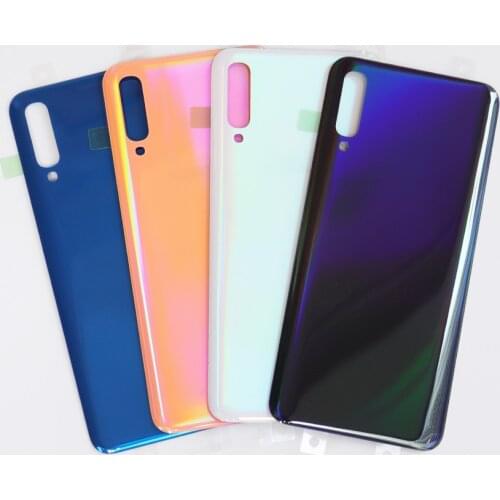 Rear Battery Door Case For Samsung Galaxy A30 A305 A40 A405 A50 SM-A505F A70 A705 Back Housing Cover +Adhesive Sticker With Logo