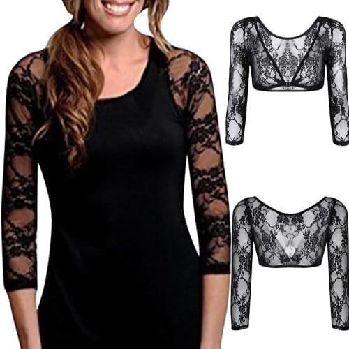 Vintage Tops Goth T-shirt Women Bodycon Bandage Lace Black T-shirts Cardigan Streetwear Sexy Female Top Casual Mesh Tee