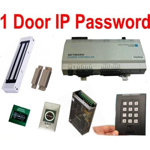 1 Door IP Panel with Web Control, IP Browser IP Control, Access Controller Board+Password/card reader+remotely control+magnetic