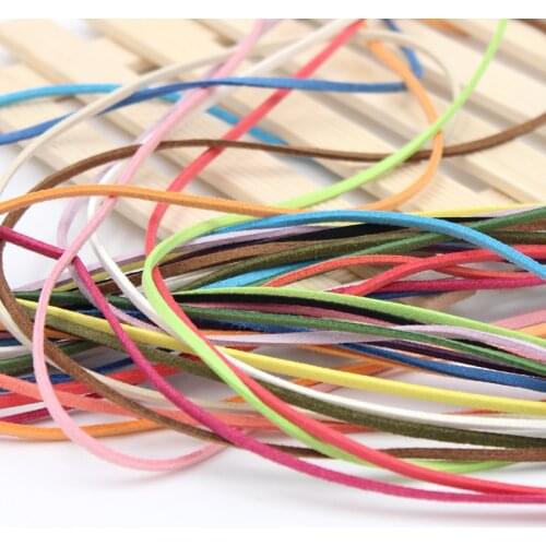 15yard/lot 2.6mm width Soft texture necklace rope bracelets cords Dreamcatcher clothing hat clothes DIY Craft Supplies