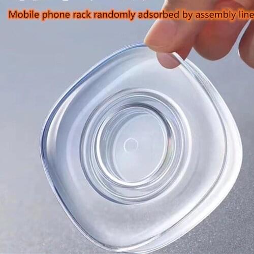 2PCS Car Mobile Phone Holder Gel Paste Magic Nano Stickers No Trace Magic Nano Paste Rubber Pad Wall Stickers For Kitchen