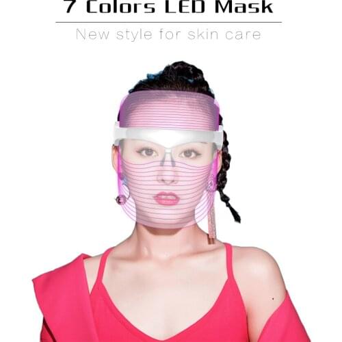 2021 Beauty spot LED Facial Mask Neck Skin Rejuvenation Face Care Treatment Beauty Cleansing Tighten Whitening Instrument