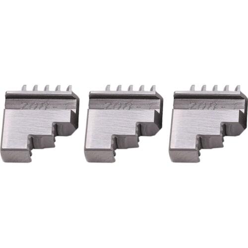 3 Pcs Outside Jaws For K11-80 K11 80 80mm 3 Inch 3 Jaw Chinese Lathe Chuck Cartridge Lathe Accessories