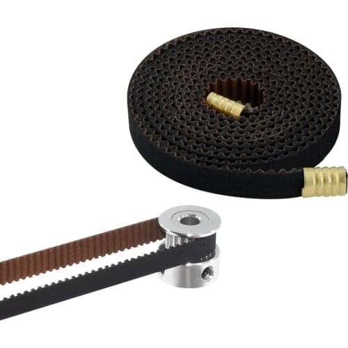 3D Printer Parts Black Rubber GT2-6mm Open Timing Belt X Axis 765mm+Y Axis 720mm Length Belt Replacement For Ender 3 Printer