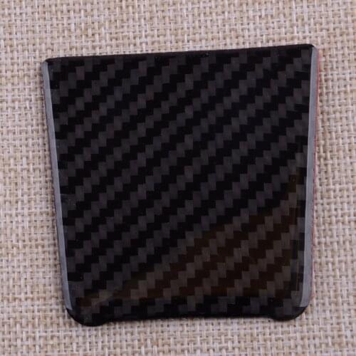 Car Black Carbon Fiber Gear Shift Box Panel Cover Trim Fit For Porsche Macan 2019 2018 2017 2016 2015 2014