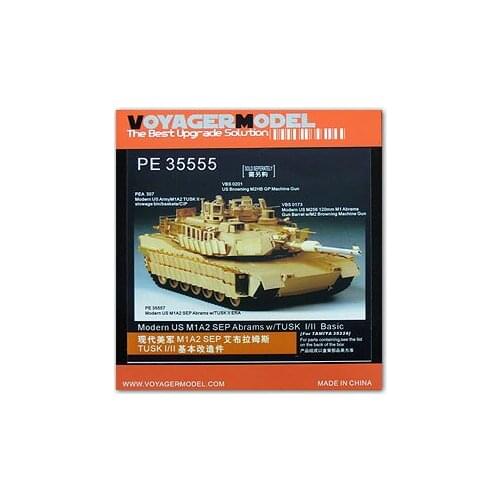 KNL HOBBY Voyager Model PE35555 M1A2SEP TUSK I / II Ebrams Car Bracket (T)