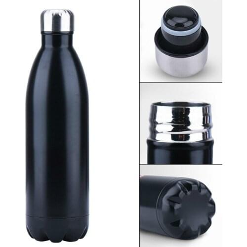 350/500/750/1000ml Double-wall Creative BPA free Water Bottle Stainless Steel Beer Tea Coffee Portable Sport Vacuum