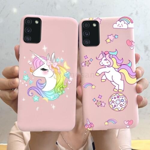 M02S Case For Samsung Galaxy M02s Silicone Painted Candy Back Cover For samsung galaxy M 02s M025 M02 S 2021 Global Version Bags