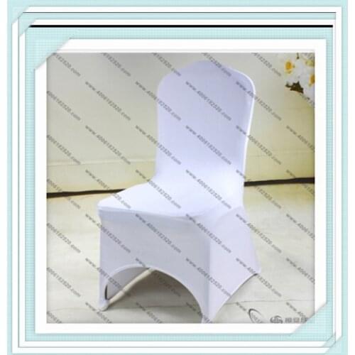 FREE POSTAGE WHITE/ IVORY COLOR SPANDEX CHAIR COVER LYRCA COVERS FOR BANQUET WEDDING RECEPTION PARTY CC-67