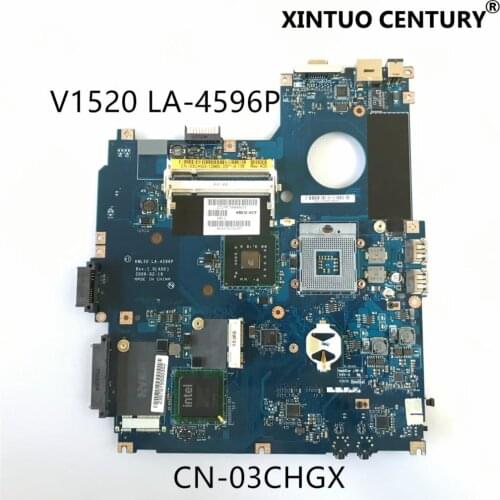 CN-03CHGX 03CHGX 3CHGX LA-4596P For Dell Vostro 1520 V1520 KML50 Laptop motherboard GM45 DDR2 100% tested working