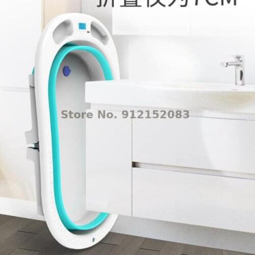 Baby Bathtub Lying Support Thickened Bath Products Foldable Newborn Bath Bucket Baby Bathtub Large