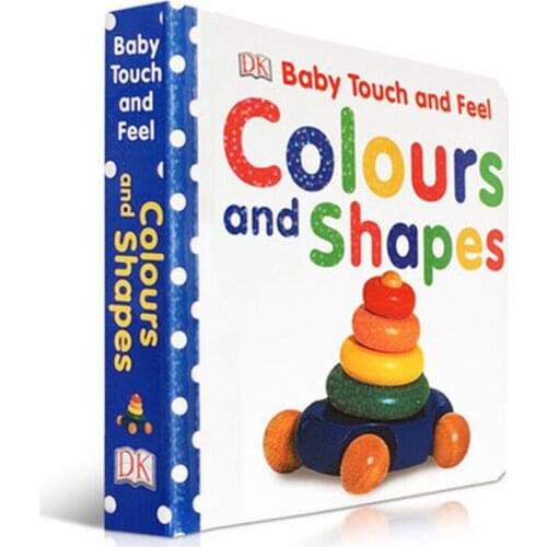 DK Baby Touch and Feel Colours and Shapes Can't Tear Paperboard English Picture Book Learning English Picture Book Kids Gift