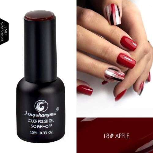 Fengshangmei Nail Gel Varnishes Professional Shining Manicure Gel Nail Polish UV