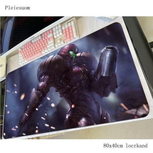 Metroid mousepad gamer High quality 800x400mm gaming mouse pad large Gift notebook pc accessories laptop padmouse ergonomic mat
