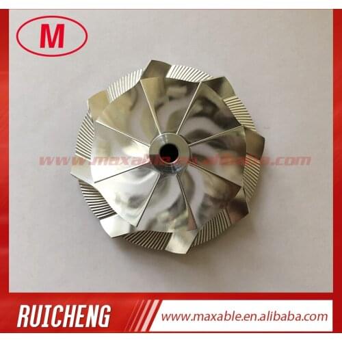 GT15-25 44.33/59.82mm 8+0 blades turbocharger reverse billet/milling/aluminum 2618 compressor wheel
