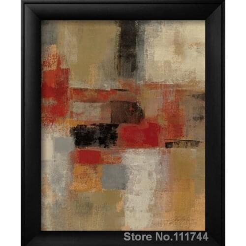 Canvas art abstract Intersection Crop II Silvia Vassileva Paintings home decor Handmade High quality