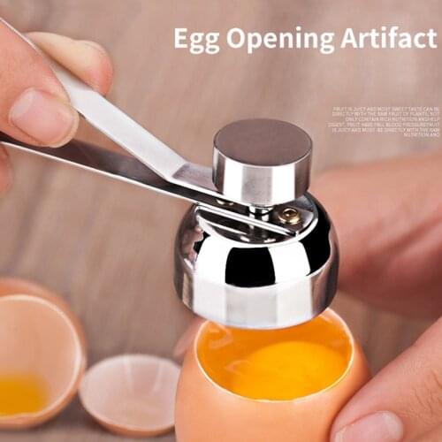Stainless steel egg opener small diameter hole egg cutter creative glutinous rice egg shell opener Kitchen Gadgets