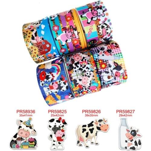 Cartoon Printed Grosgrain Ribbon 44984