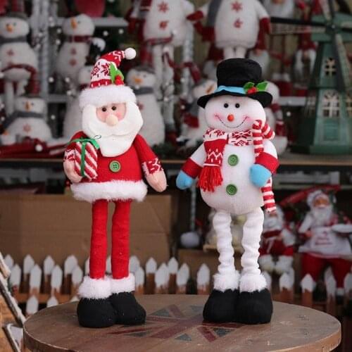 Merry Christmas Decorations For Home Pendants Gift Xmas Noel Happy New Year 2021 Christmas Tree Ornaments Hanging Doll Craft
