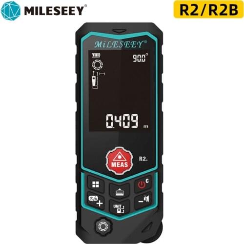Mileseey Laser Distance Meter R2/R2B Laser Rangefinder Laser Tape Range Finder ruler Diastimeter Measure Roulette