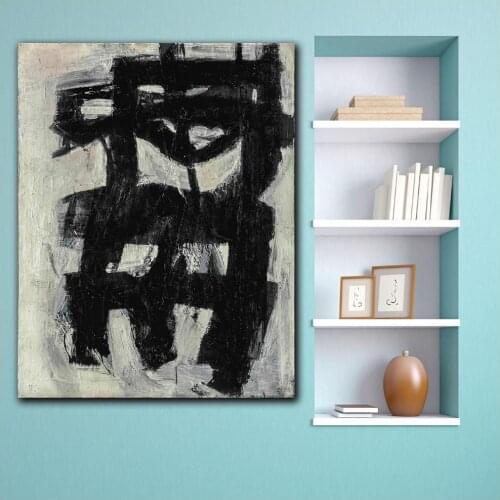 Fashion Print Wall Art franz kline Painting No. 3 Wall Pictures for Living Room Office Modern Canvas Oil Painting Unframe