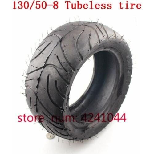 Motorcycle accessories modified 8 inch vacuum tire 130/50-8 Tubeless Tyre For Little Monkey cross country motorcycle